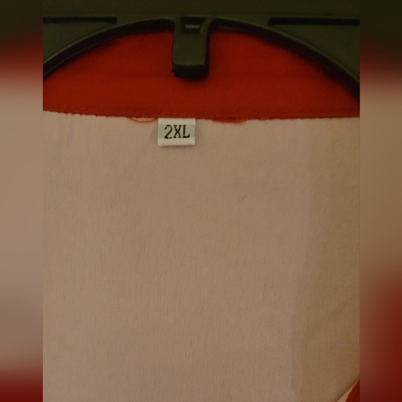 Men's Faux Vintage Bowling Button Up Shirt Dark Red - Picture 5 of 6